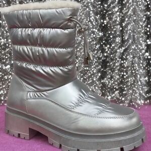 Silver Women's Winter Boots